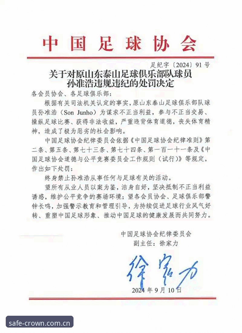 中国足协第三批禁足名单详解：17人终身禁赛，48人受罚